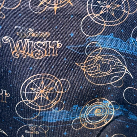 Disney Cruise Line Wish Inaugural Sailing Weekender Tote Bag‎ Leather Canvas DCL - Picture 7 of 12